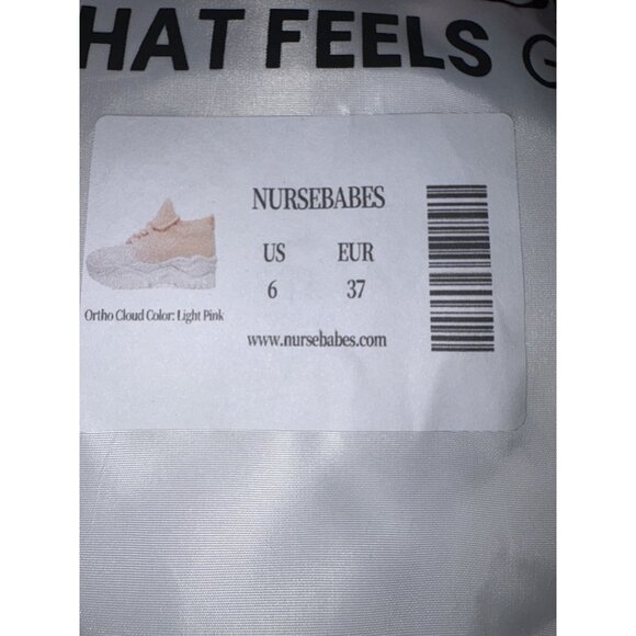 Nurse Babe Ortho Cloud Nursing Sneakers Shoes Women 6 Light Pink - Picture 12 of 12